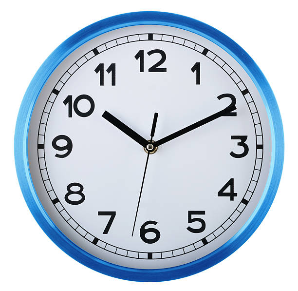 istock Wall clock isolated on white. Ten past ten. 526689445