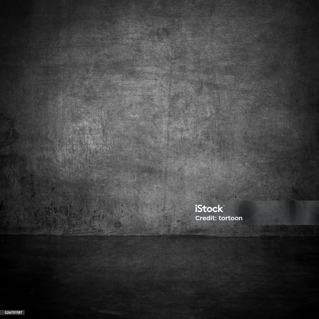 grunge gray wall room texture with space Backgrounds Stock Photo