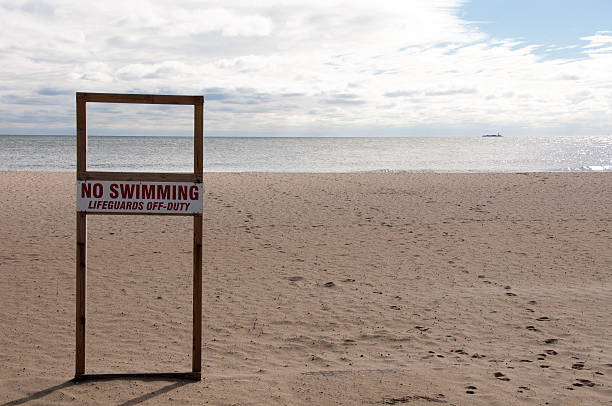 istock No swimming. Lifeguards off-duty. 526701535
