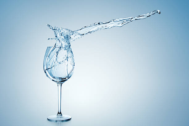 istock Water Splash in Wine Glass. 526702169