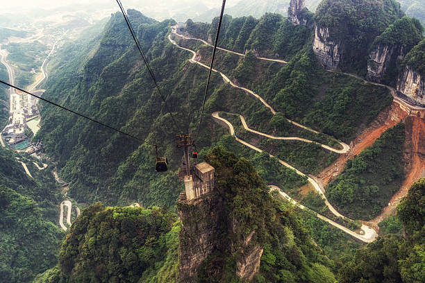 istock tianmen mountain winding road 526705510