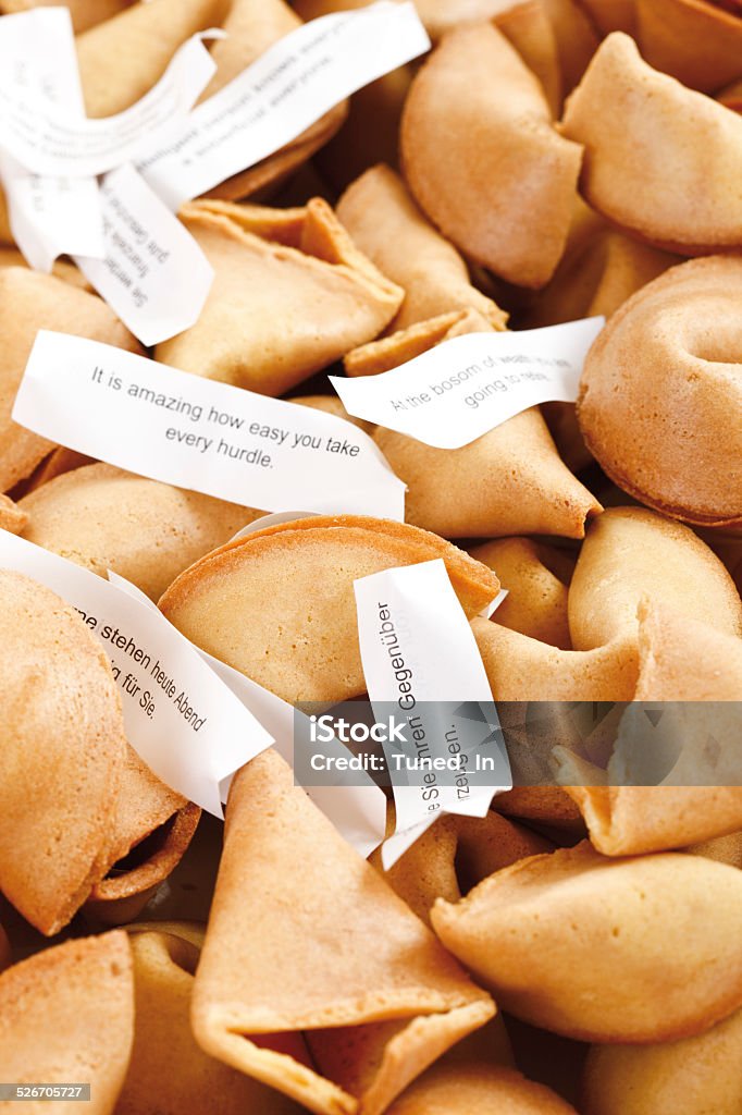 Fortune cookies Advice Stock Photo