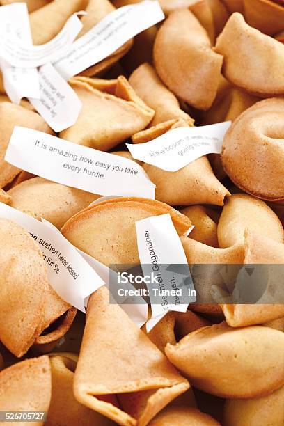 Fortune Cookies Stock Photo - Download Image Now - Advice, Baked, Baked Pastry Item