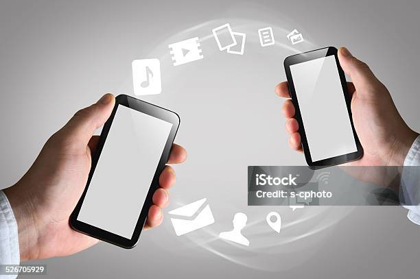 Smart Phone Stock Photo - Download Image Now - Communication, Multichannel Marketing, Transfer Image