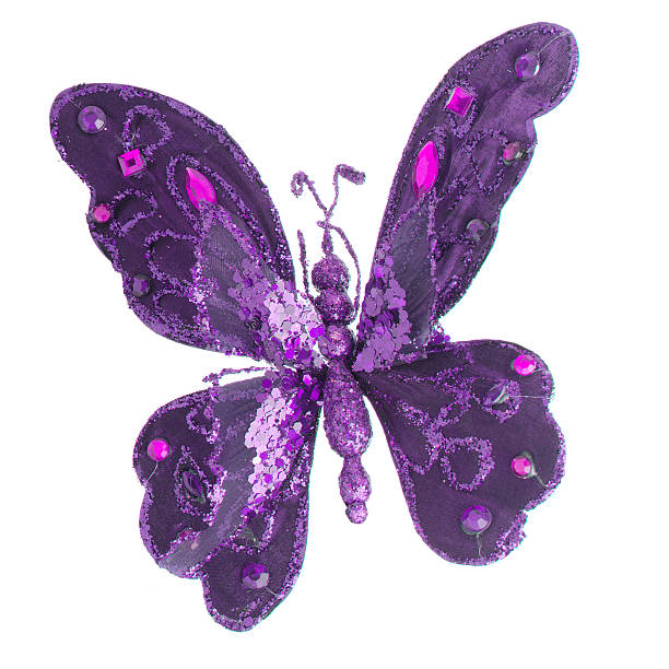 istock Butterfly Christmas tree ornament 526707489
