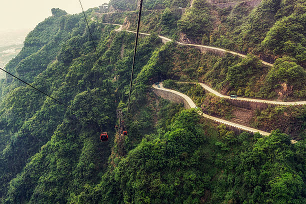 istock tianmen mountain winding road 526707578