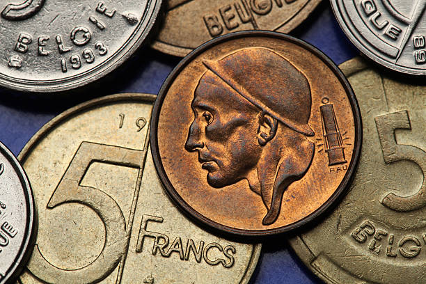 istock Coins of Belgium 526707911