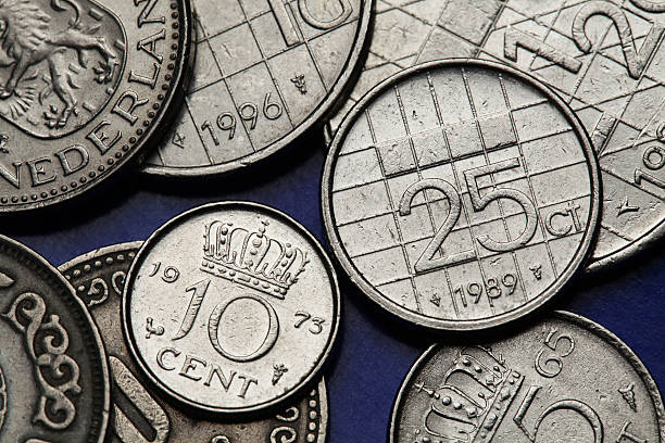 moedas dos países baixos - unusable imagens e fotografias de stock