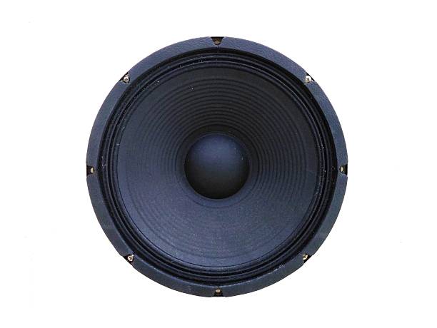 istock Bass loudspeaker isolated on white 526708724