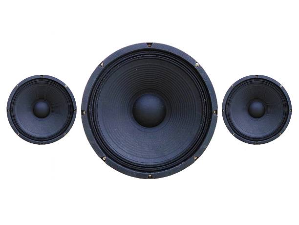 istock Bass and treble loudspeaker isolated on white 526708762