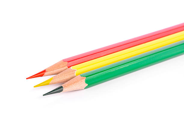 istock Colour pencils isolated on white background 526710966