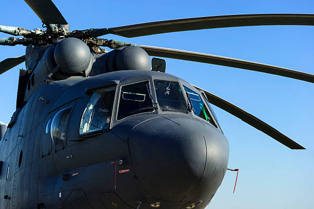 istock Military transport helicopter 526713124
