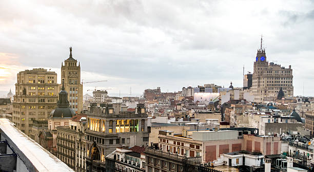 istock madrid gran via roof spain cloud twilight alcala sunset 526720298