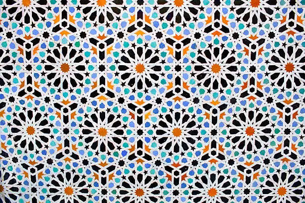 Photo of Moroccan tile background