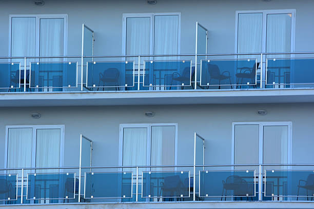 istock Blue block of flats 526721929