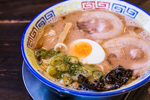 Delicious mukashi chashu ramen in Kurume, Fukuoka