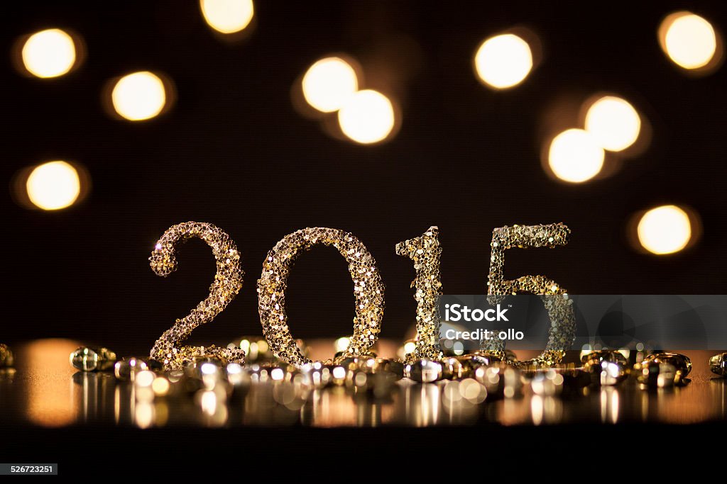 Feliz Año Nuevo 2015 - Foto de stock de 2015 libre de derechos