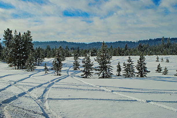 Island Park, Idaho in Winter