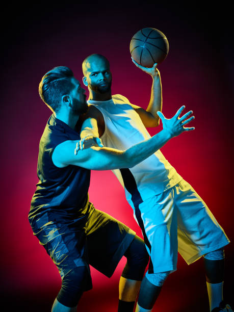 istock basketball players men Isolated 526724276