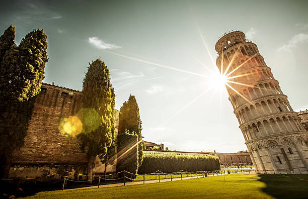italy itália - tower italy pisa architecture imagens e fotografias de stock