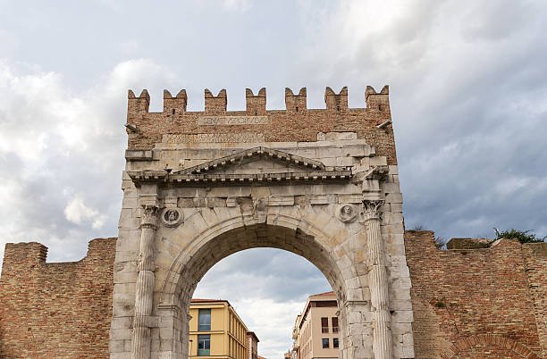 istock Arch of Augustus. Built in 27 BC 526725823