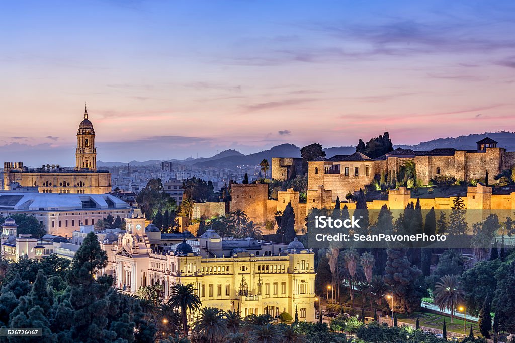 Málaga, España en el paisaje de mar - Foto de stock de Provincia de Málaga libre de derechos