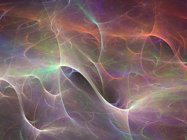 istock Digital paint from fractal canvas background 526726809