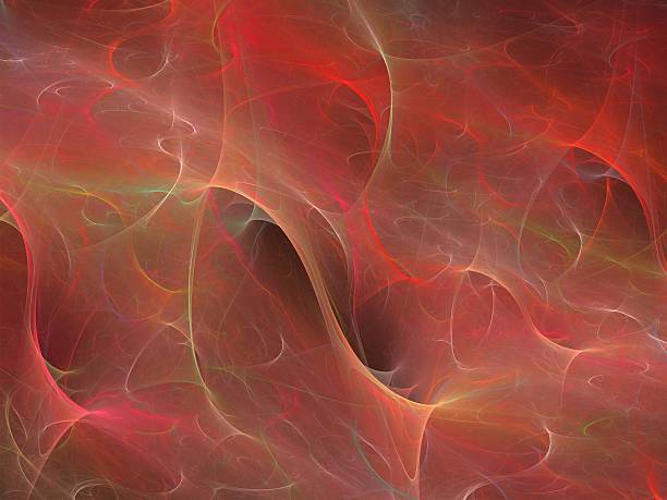 istock Digital paint from fractal canvas background 526726885