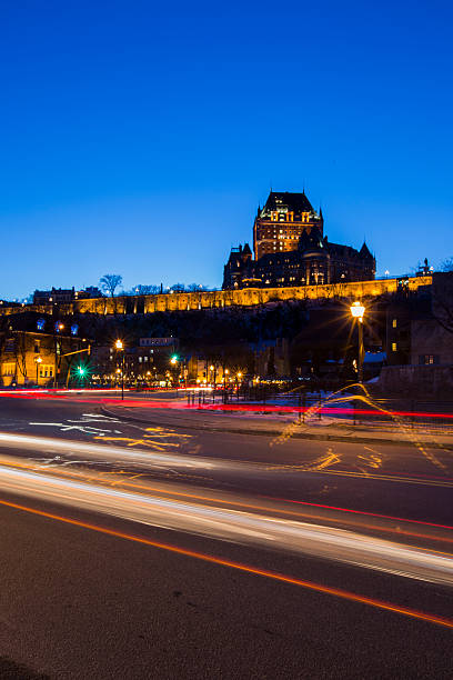 istock Chateau Frontenac in Quebec at dusk 526730378
