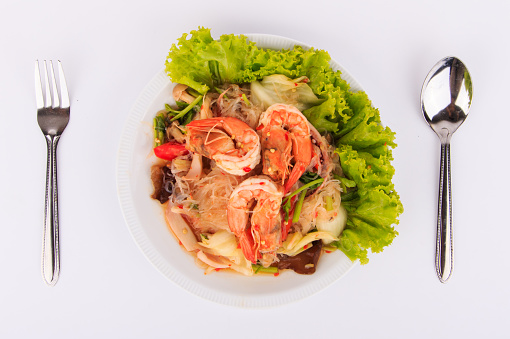 Spicy seafood salad. Thai Seafood Salad & Spices.Spicy seafood salad. Thai Seafood Salad & Spices.