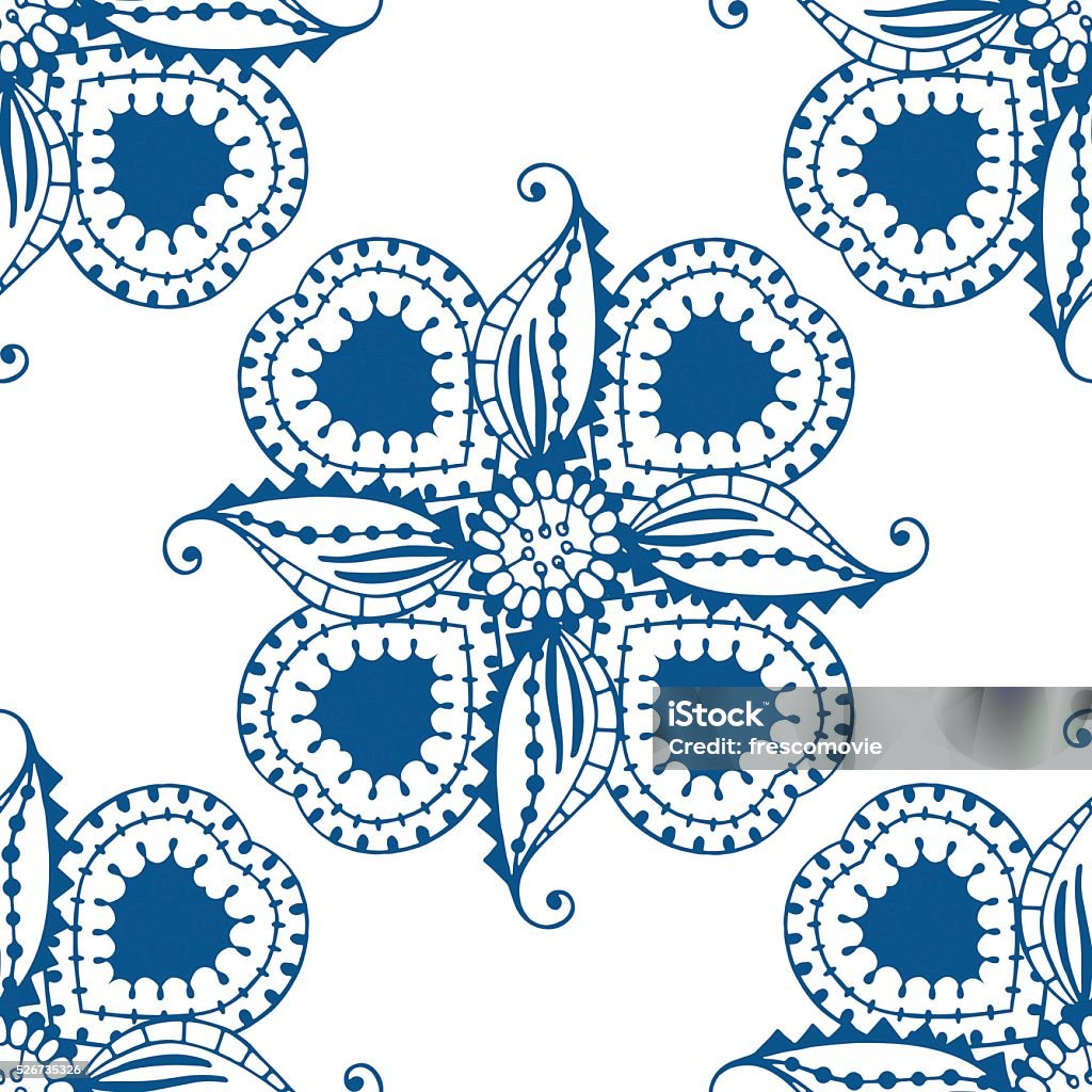 Blu Pattern Vector Blue Pattern Stock Illustration - Download Image Now - Abstract ...