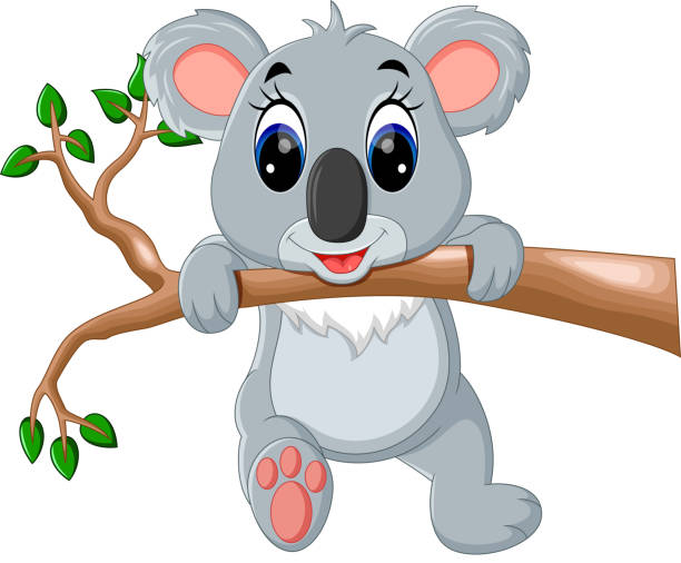 ilustraciones, imágenes clip art, dibujos animados e iconos de stock de osito de peluche de historieta de koalas - stuffed animal toy koala australia