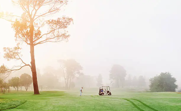 Photo of golf course man