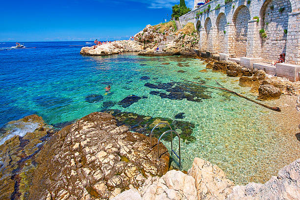 Croatia,Rovinj. Beautiful blue bay Croatia,Rovinj. Beautiful blue bay istria photos stock pictures, royalty-free photos & images