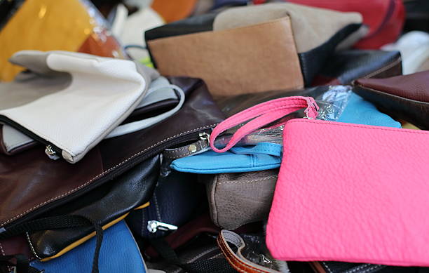 istock leather bags of various sizes on sale 526760641