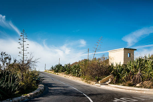 malta countryside stock photo