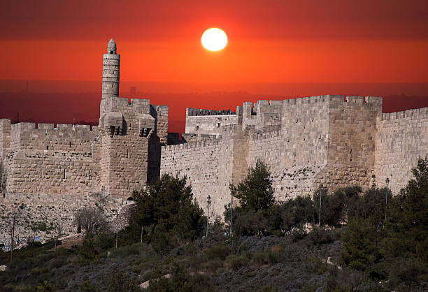 タワーのダヴィドエルサレムの - tower of david ストックフォトと画像