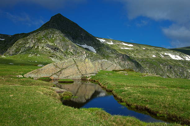 Mountain landscape stock photo