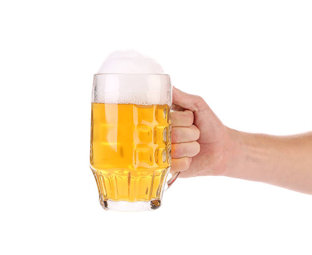 istock Mug of beer with foam. 526784465