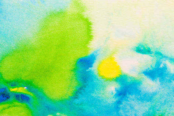 istock watercolors on textured paper background 526784757