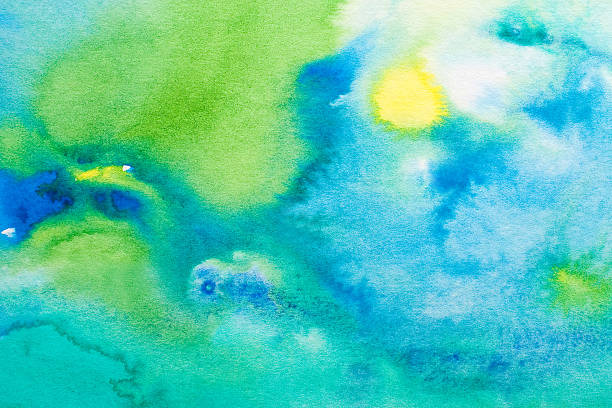 istock watercolors on textured paper background 526784787