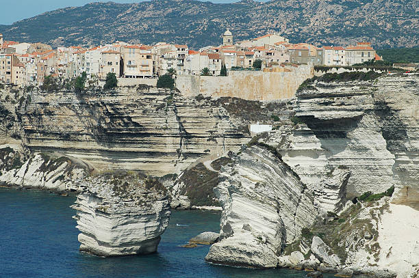 istock Bonifacio citadel on a cliff in Corsica 526784907