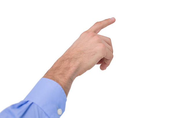 istock Hand of a businessman pointing something 526785345