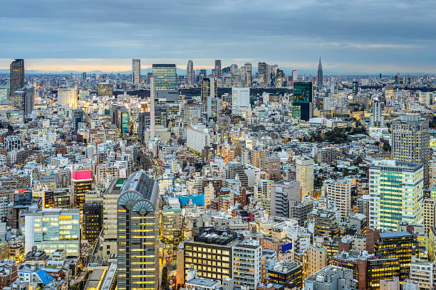 istock Tokyo, Japan Cityscape View 526786187