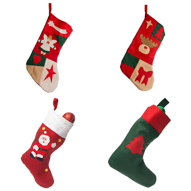 istock Christmas red stockings 526786539
