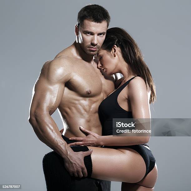 Passionate Couple Stock Photo - Download Image Now - Adult, Anaerobic Exercise, Arts Culture and Entertainment