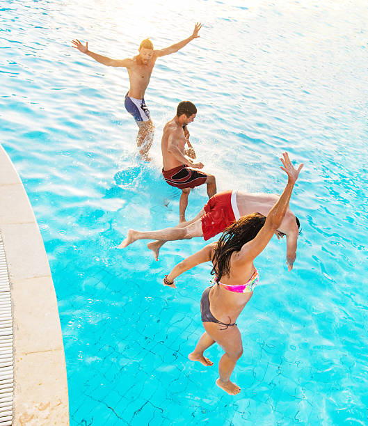 istock Summer fun in the swimming pool. 526788227