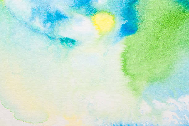istock watercolors on textured paper background 526788375