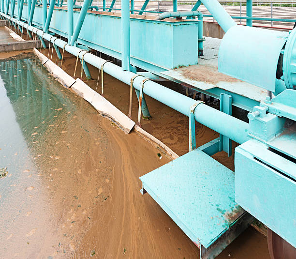 istock Modern urban wastewater treatment plant 526788475