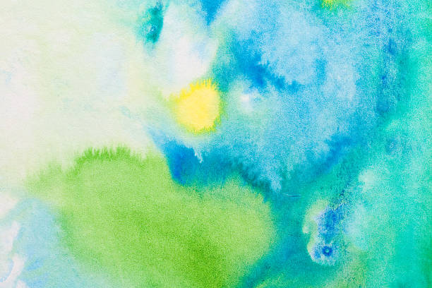 istock watercolors on textured paper background 526788645